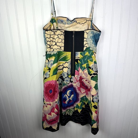 Moulinette Soeurs for Anthropologie‎ Painted Lotus Dress size 4 - Picture 4 of 10